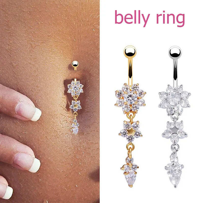 Bella piercing nombril