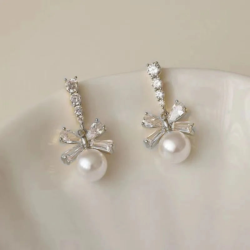 Snow boucles d'oreilles pendantes