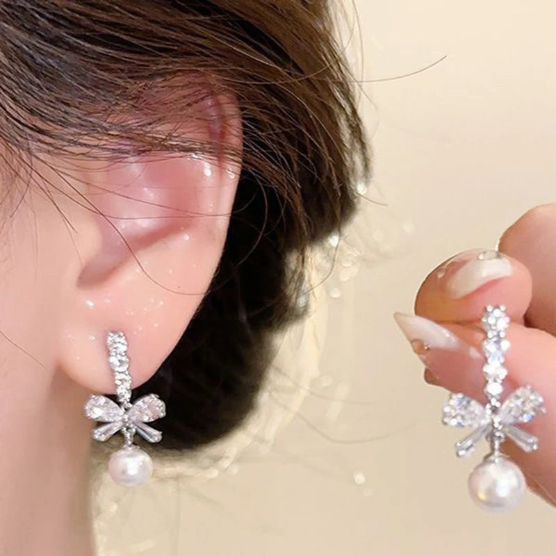 Snow boucles d'oreilles pendantes