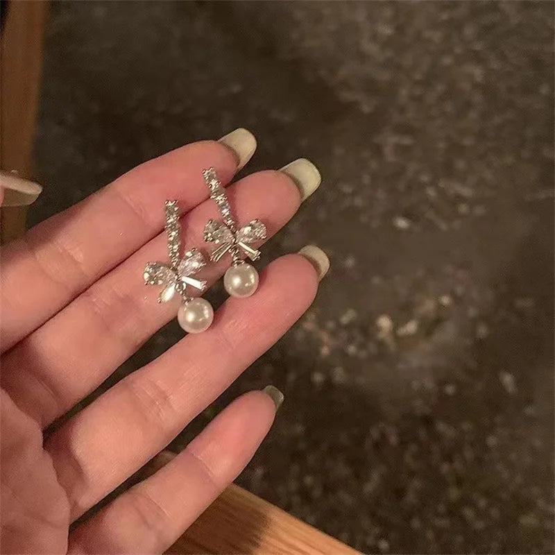 Snow boucles d'oreilles pendantes